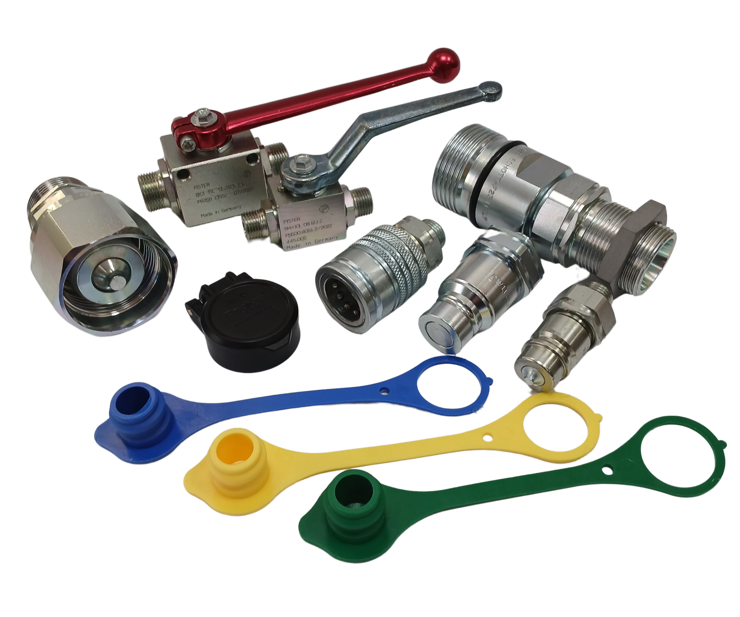 Hydraulikkupplungen und Kugelhähne