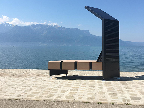 Solar-Sitzbank