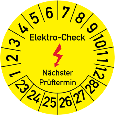 Prüfplakette