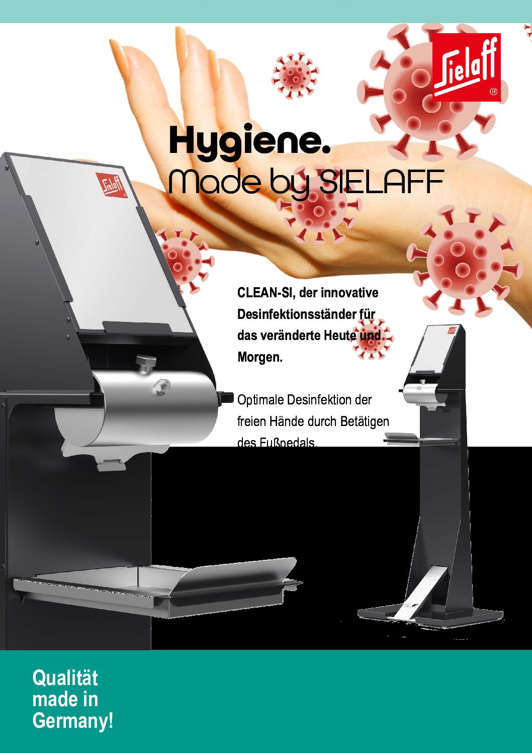 Reinigung der Automaten nach Hygieneverordnungen
