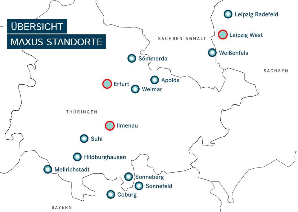 Standortkarte MAX SCHULTZ