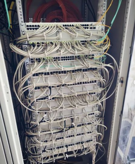 Datennetz-Installation