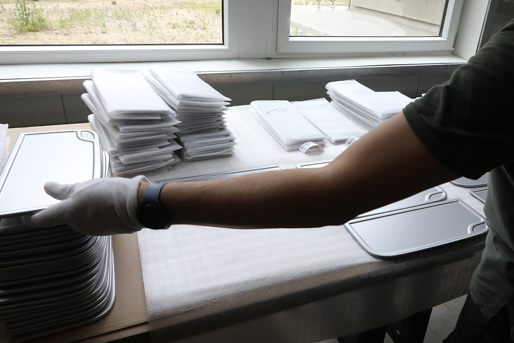 Packaging and shipping of coated parts
