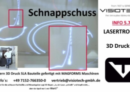 SLA-Laserschnappschuss