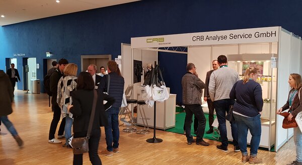 Messestand der CRB Analyse Service GmbH auf der DCONex 2019