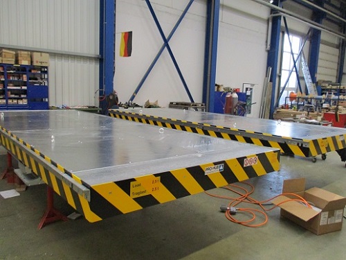 Eccentric lifting table