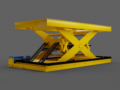 Belt lifting table
