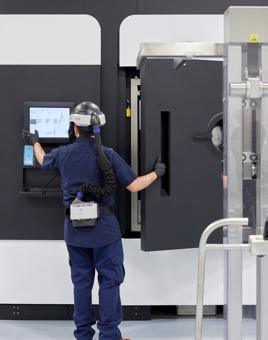 EB-PBF-Drucker (Electron Beam Powder Bed Fusion)