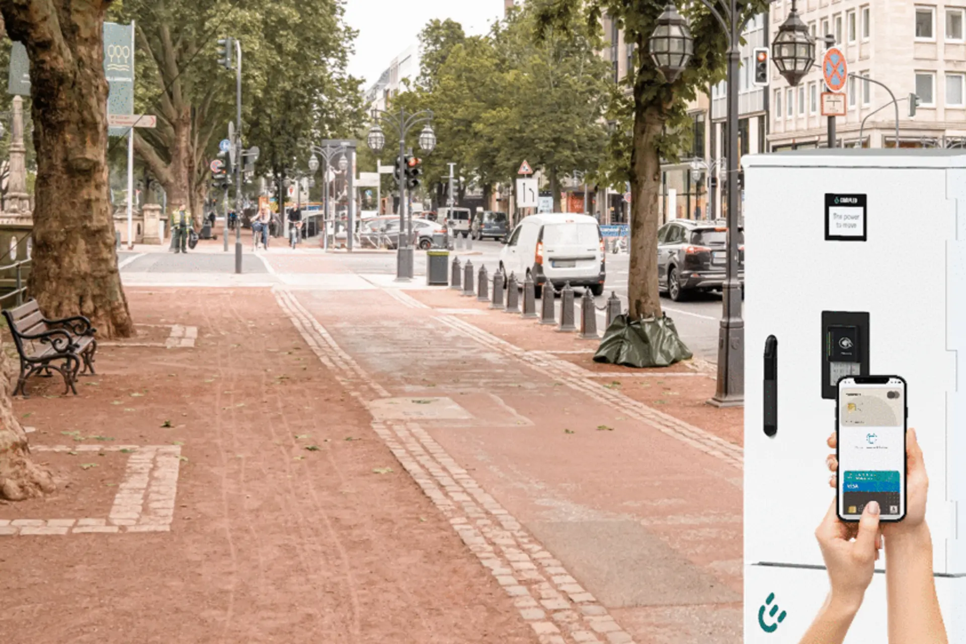 DUO fleet Doppel-Wallbox mit Power-Rail