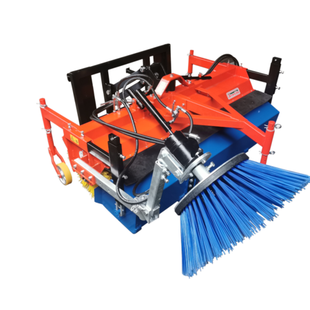 Kehrmaschine mit Gussrädern und Vulkollanbelag