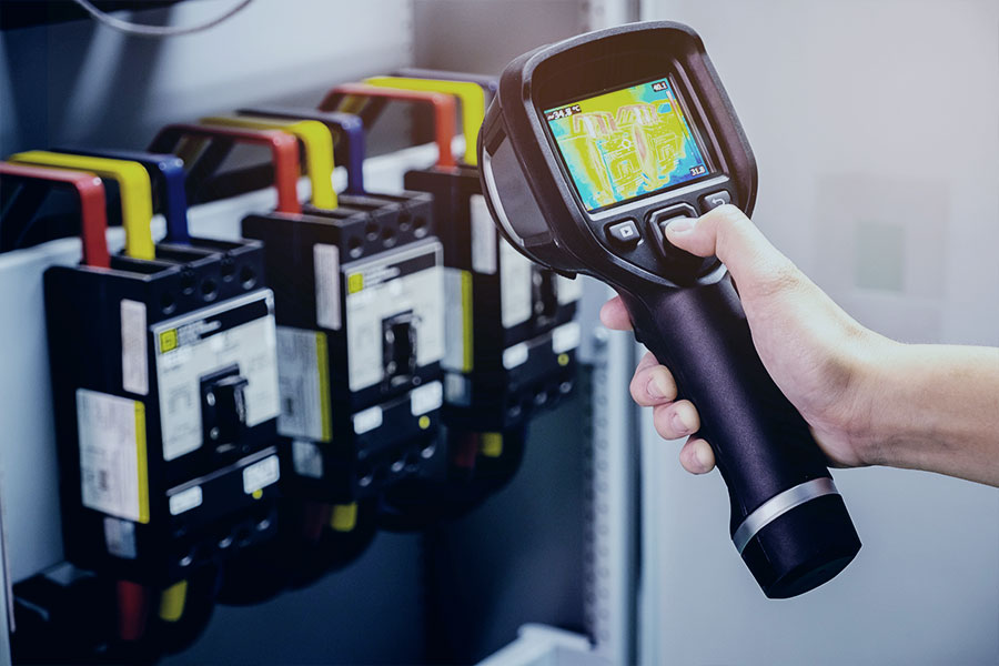 Elektrothermografie eines Schaltschranks