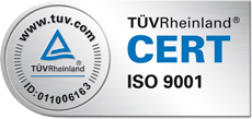 TÜV Rheinland Zertifikat ISO 9001:2015