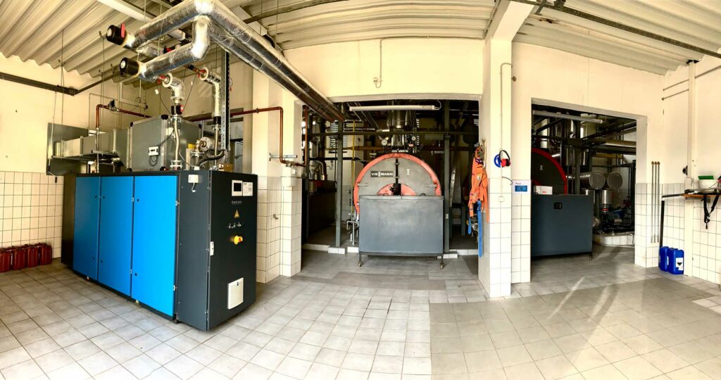 Fernwärmeerzeugung Heizhaus Süd