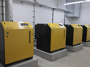 Maschinentechnik mit Armatureneinbindung