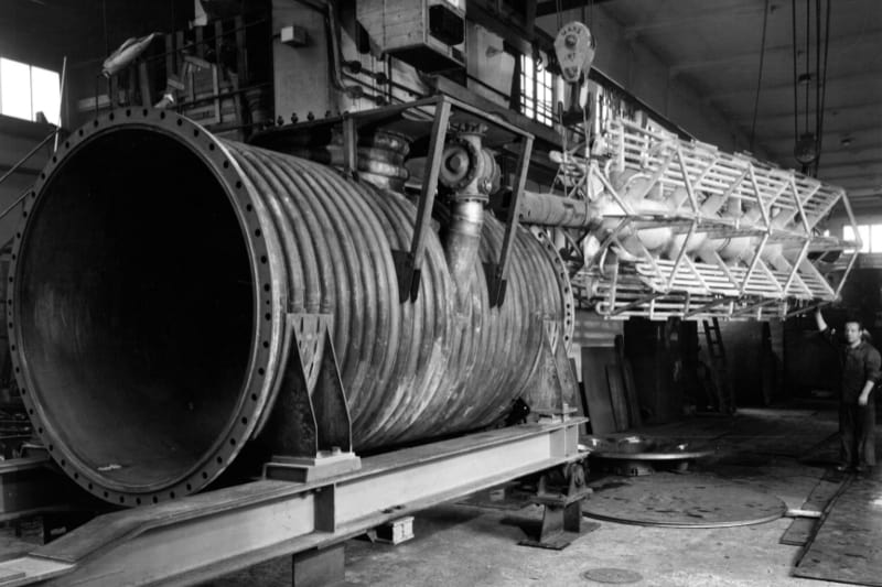 Historische Anlage im Werk