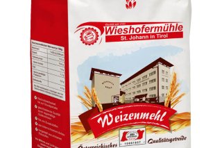 Mehl in Handelspackung