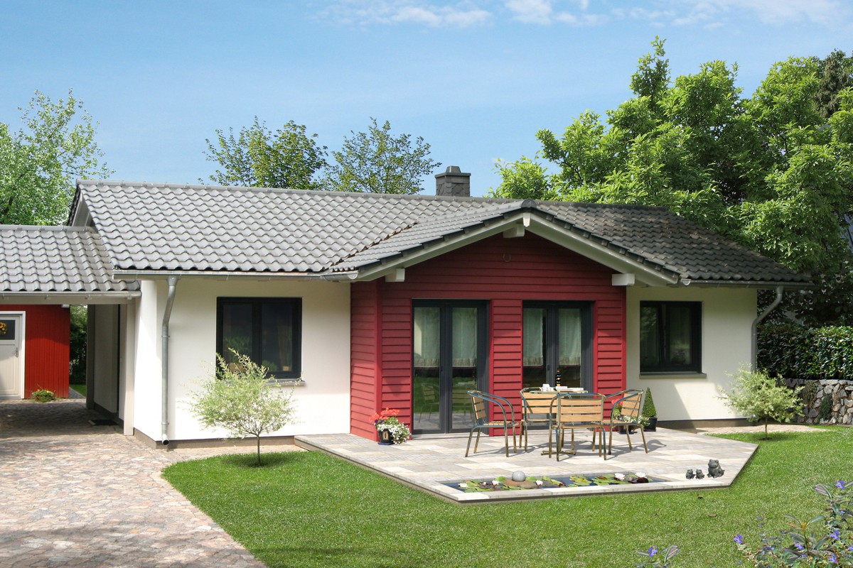 Hauskonzept B82-118-G, Terrasse