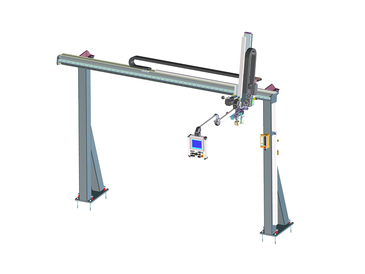 Anpresseinheit – Detail Pressarm