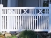 Zaun Landhausstil mit Kreuzform