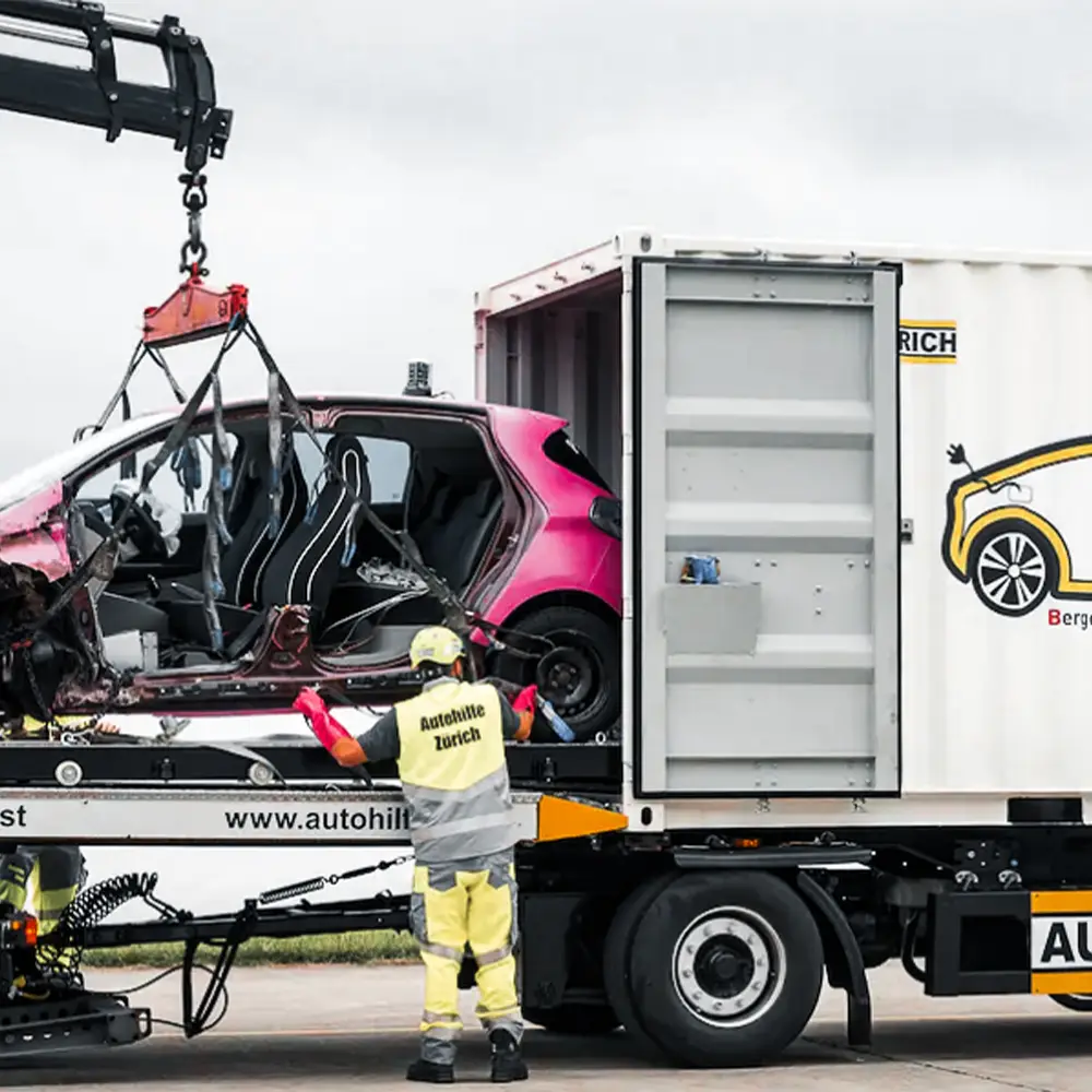 Brandsichere Lagerung von Elektrofahrzeugen