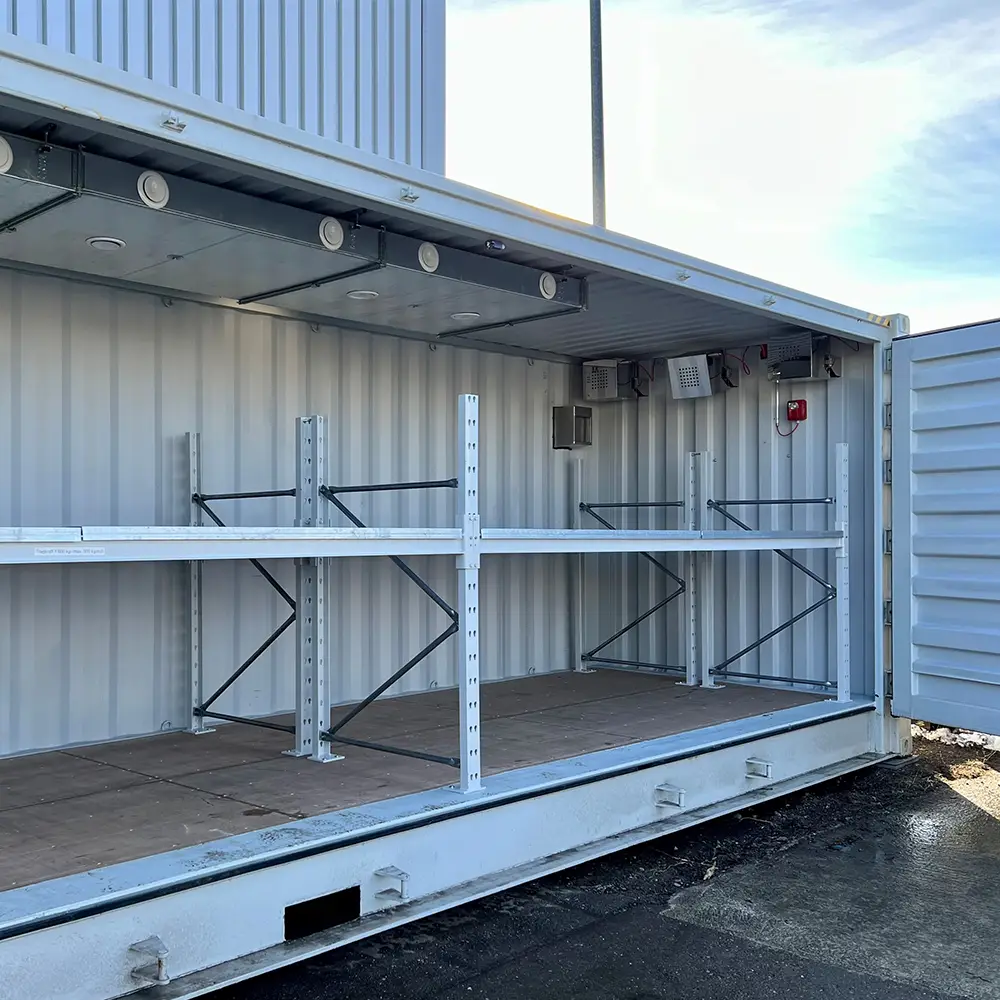 Quarantänecontainer für Elektrofahrzeuge
