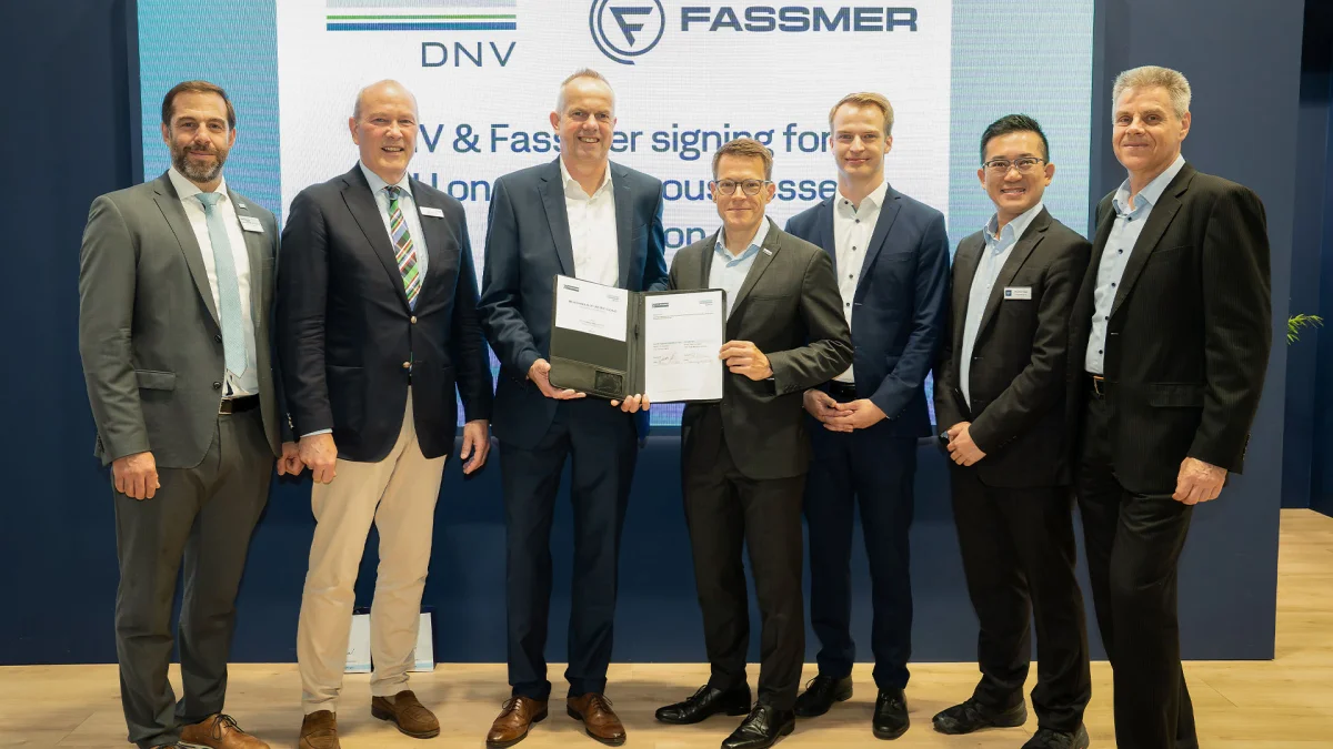 MoU-Unterzeichnung DNV und Fassmer zu autonomen Marinefahrzeugen