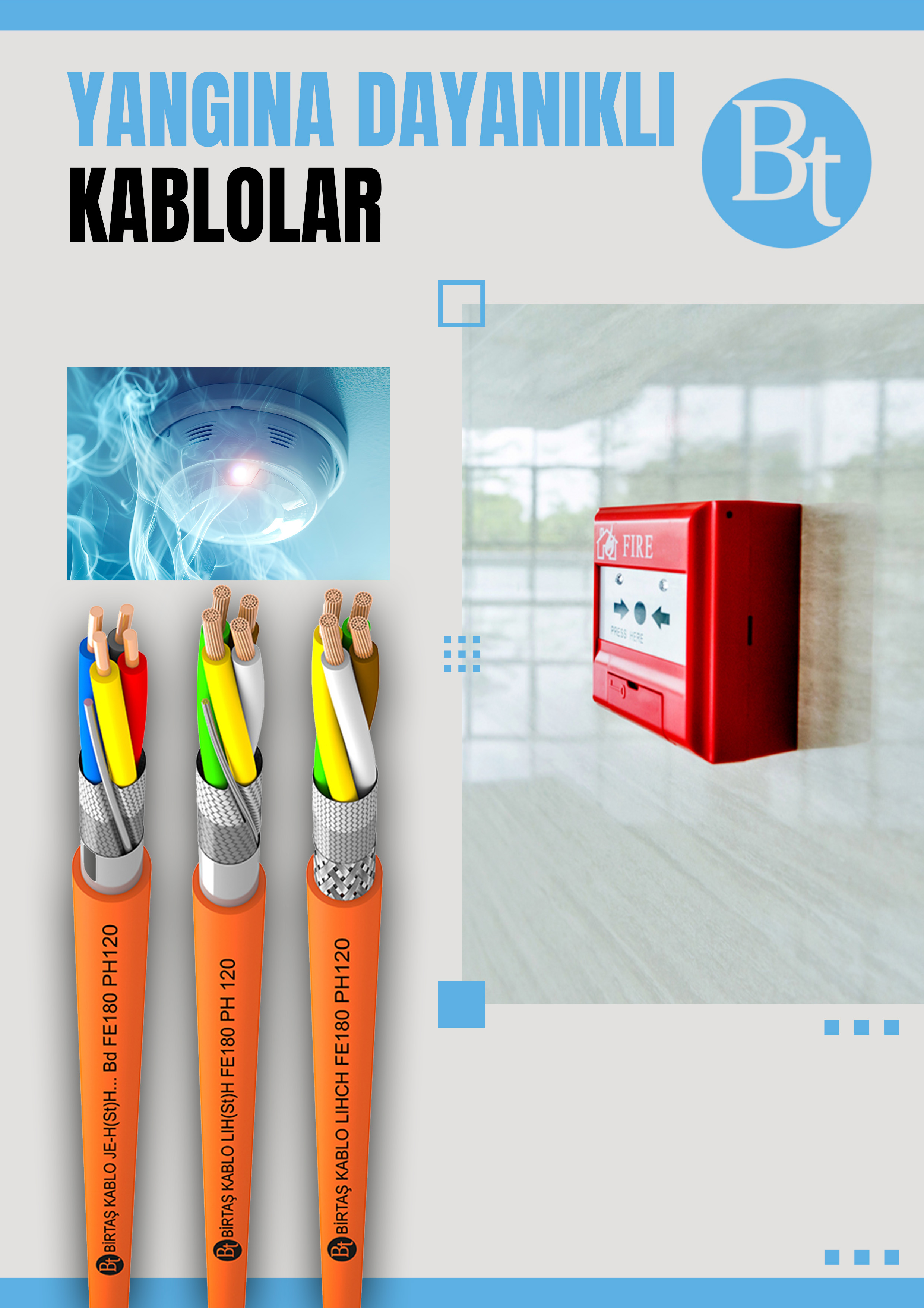 Feuerbeständige Kabel