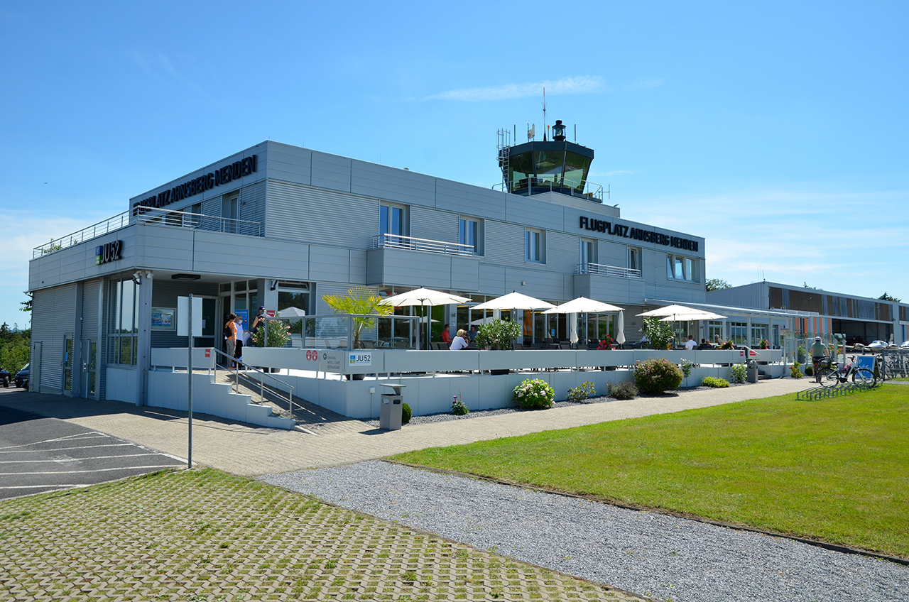 Impression vom Flugplatz Arnsberg-Menden