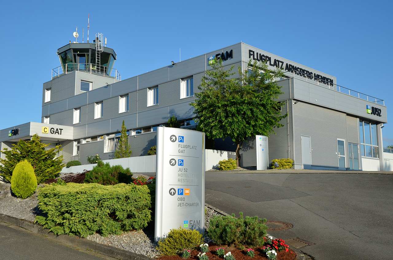 Impression vom Flugplatz Arnsberg-Menden