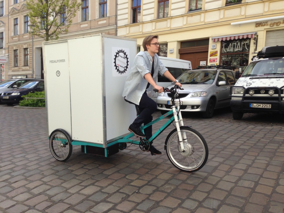 Schwerlastenrad Grizzly mit Kastenaufbau