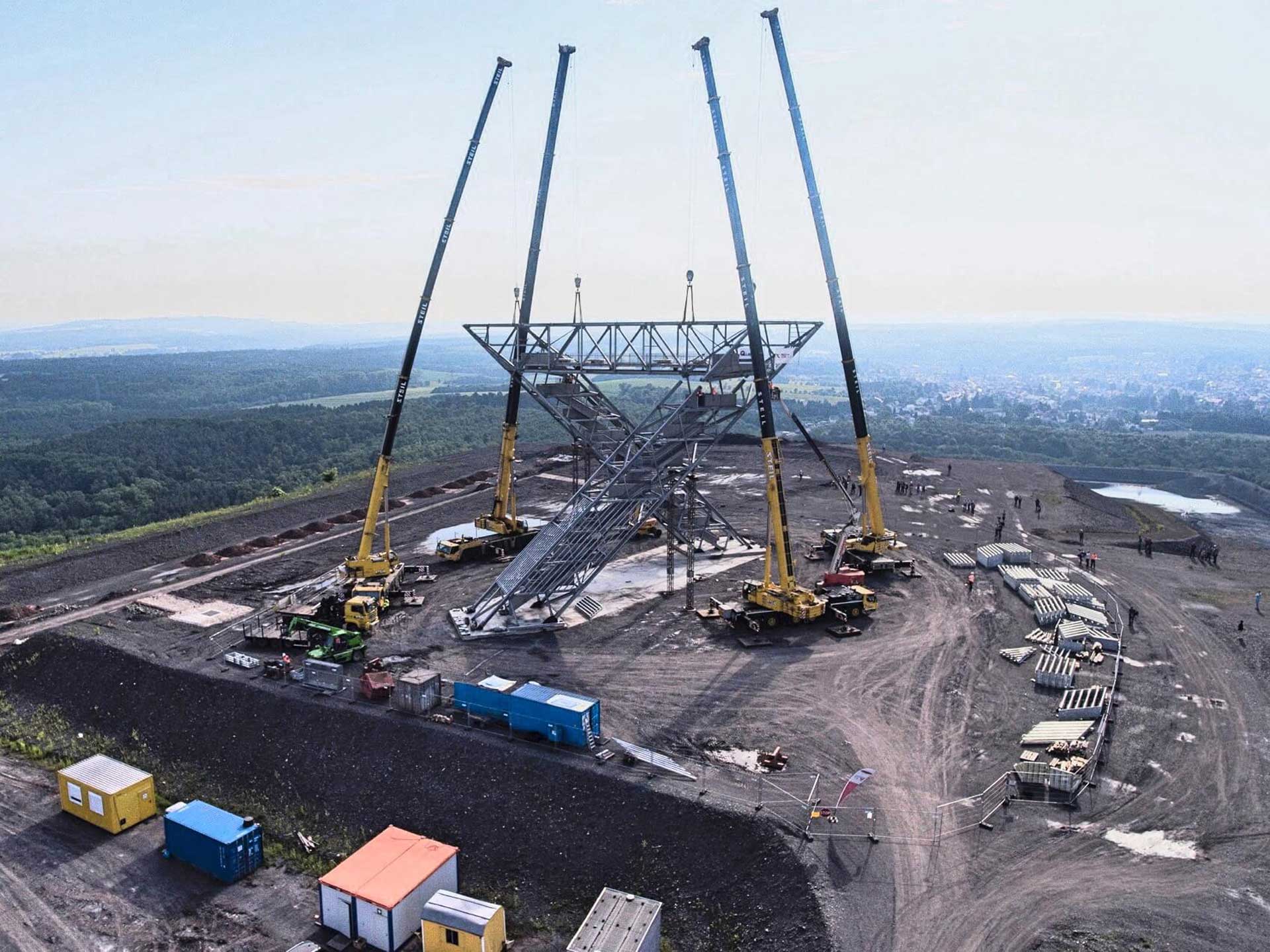 Montage Saarpolygon, Landmarke Duhamel