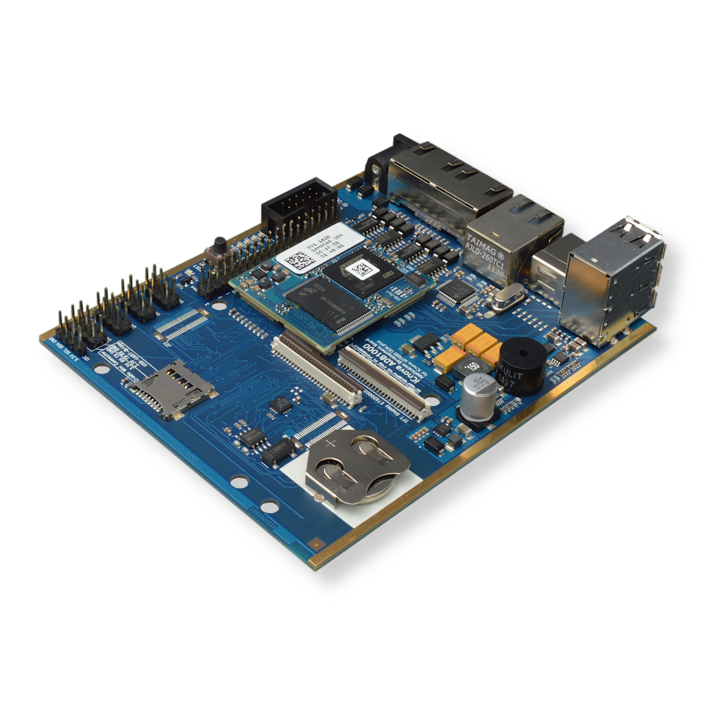 ICnova-Modul auf einem Baseboard