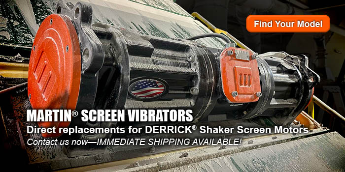 Screen Vibrator (Ersatz für Derrick-Siebe)