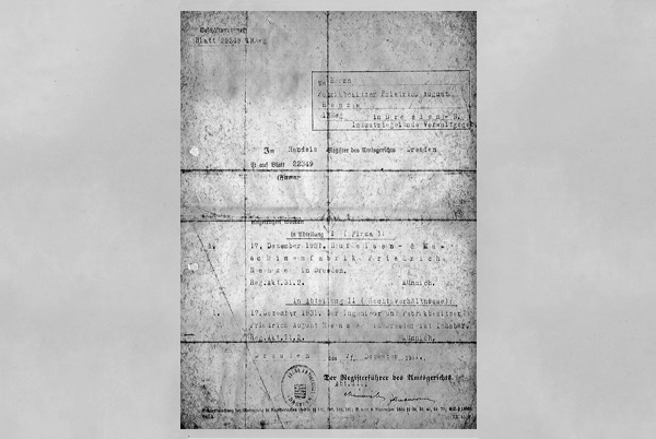 Historische Schweißmaschinenfertigung