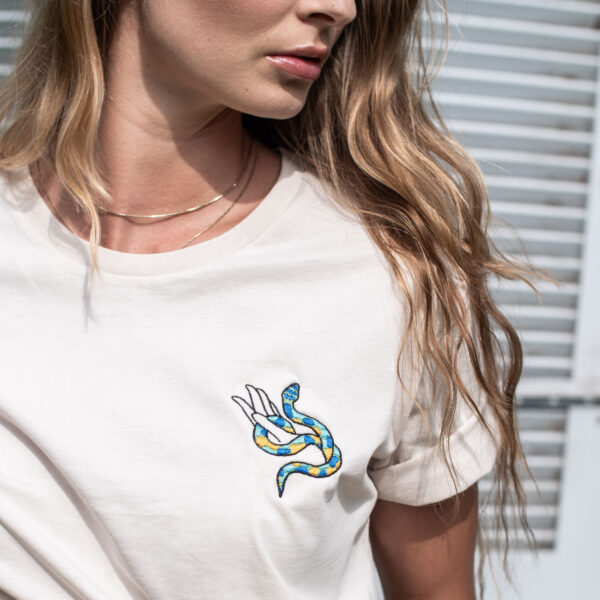 T-Shirt La Charmeuse, bestickt