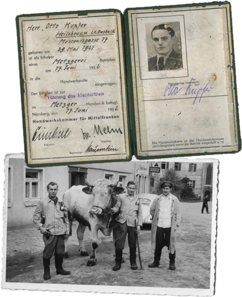 Historische Aufnahme aus der Unternehmensgeschichte