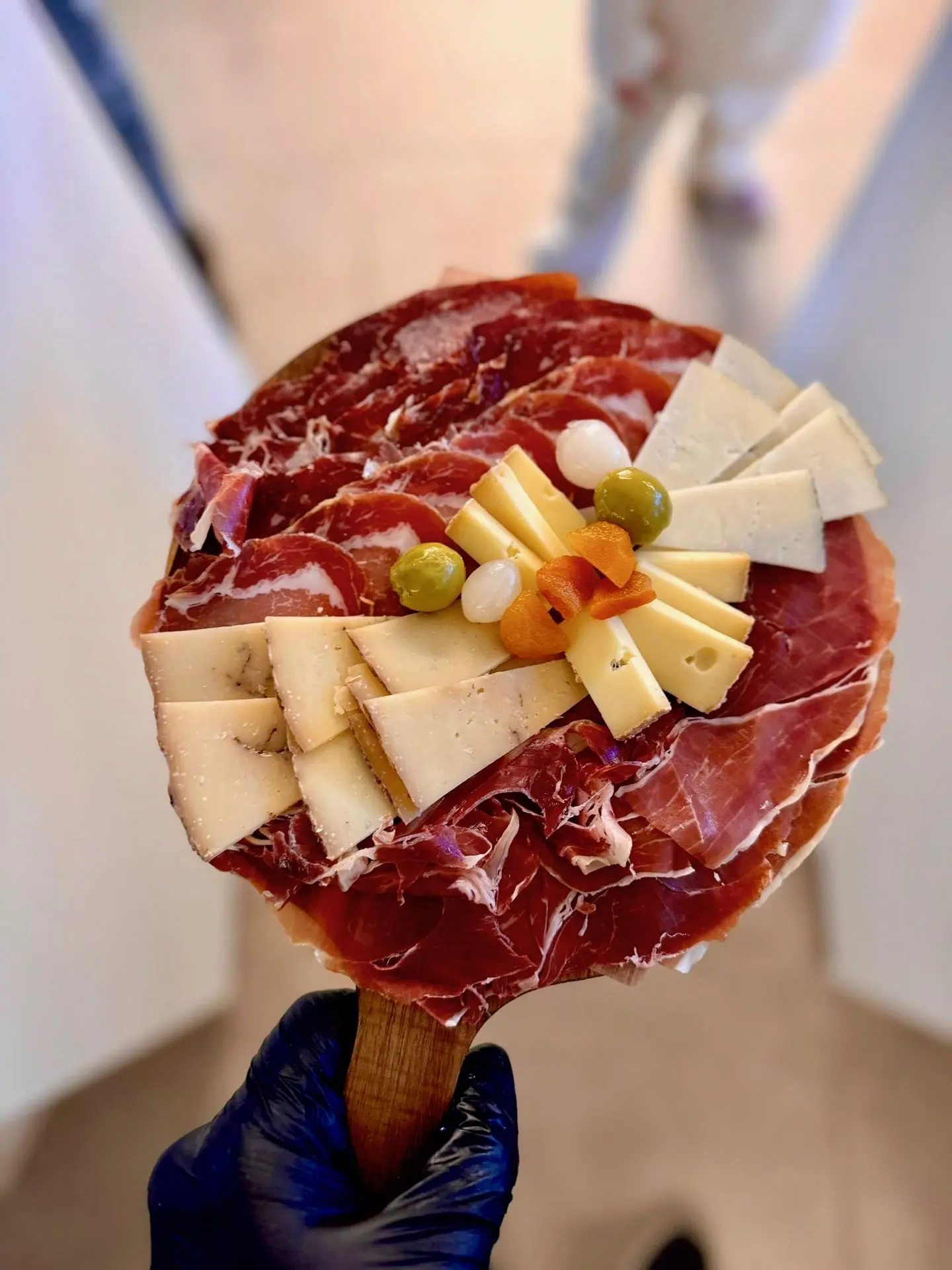Direkt aus Spanien importierter ganzer Jamón ibérico
