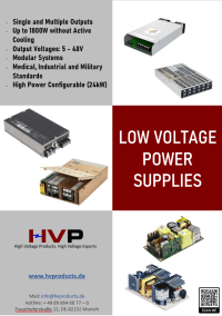 Low-Voltage-Netzteile (Teaser)