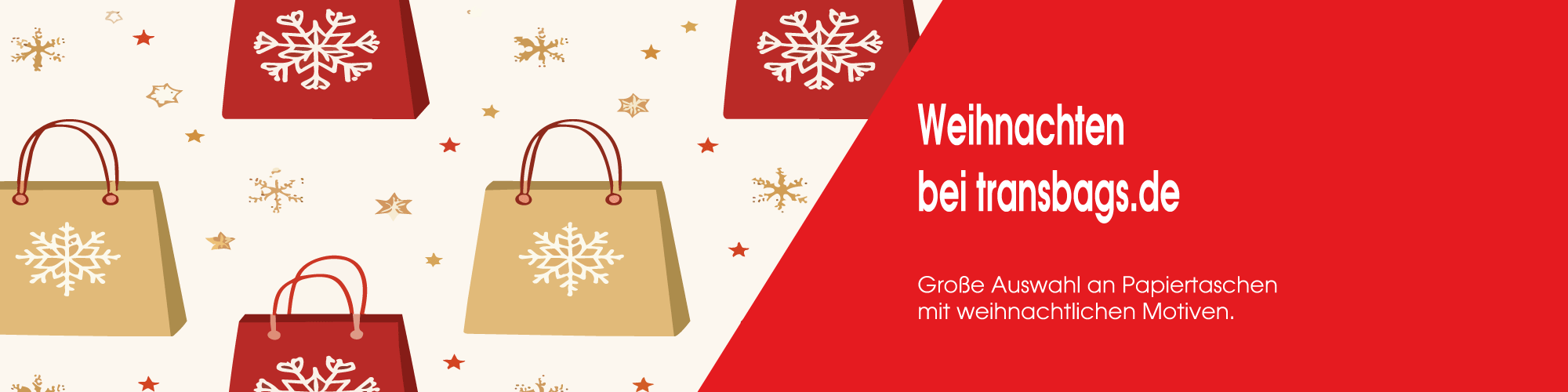 Papiertragetaschen Weihnachtstheme