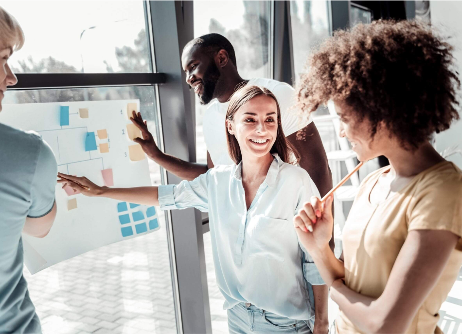 Expertise und Teamzusammenarbeit für internationale Projekte