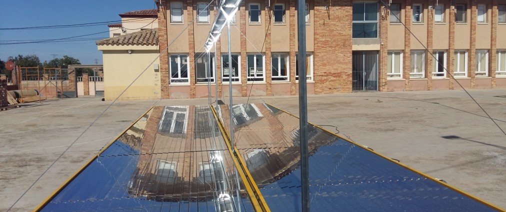Fresnel-Solarsystem (Fresnex Ecotherm)