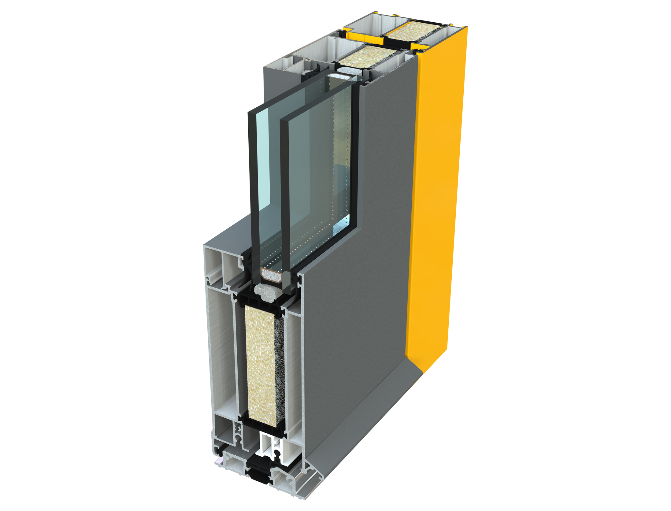 Aluminium-Tür AT 740 SI