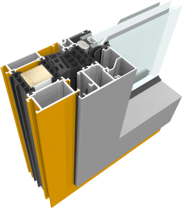 Aluminium-Fenster AT 740 SI