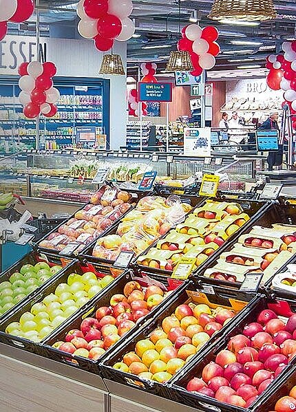 Referenz REWE-Supermarkt