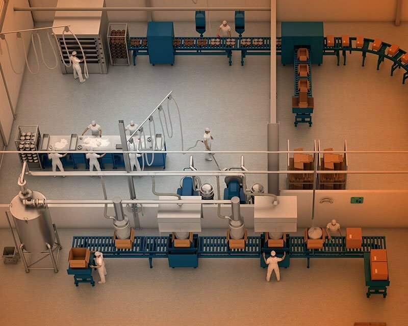 Absaugsysteme für die Lebensmittelindustrie
