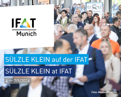 SÜLZLE KLEIN auf der IFAT 2026