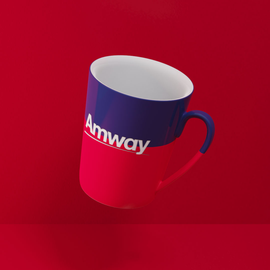 Werbetasse Amway