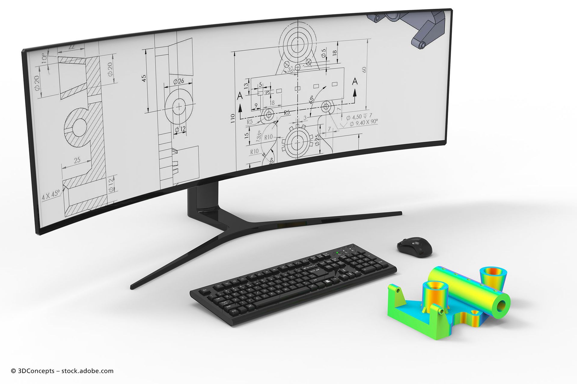 3D-CAD-Konstruktion