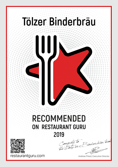 RestaurantGuru-Zertifikat