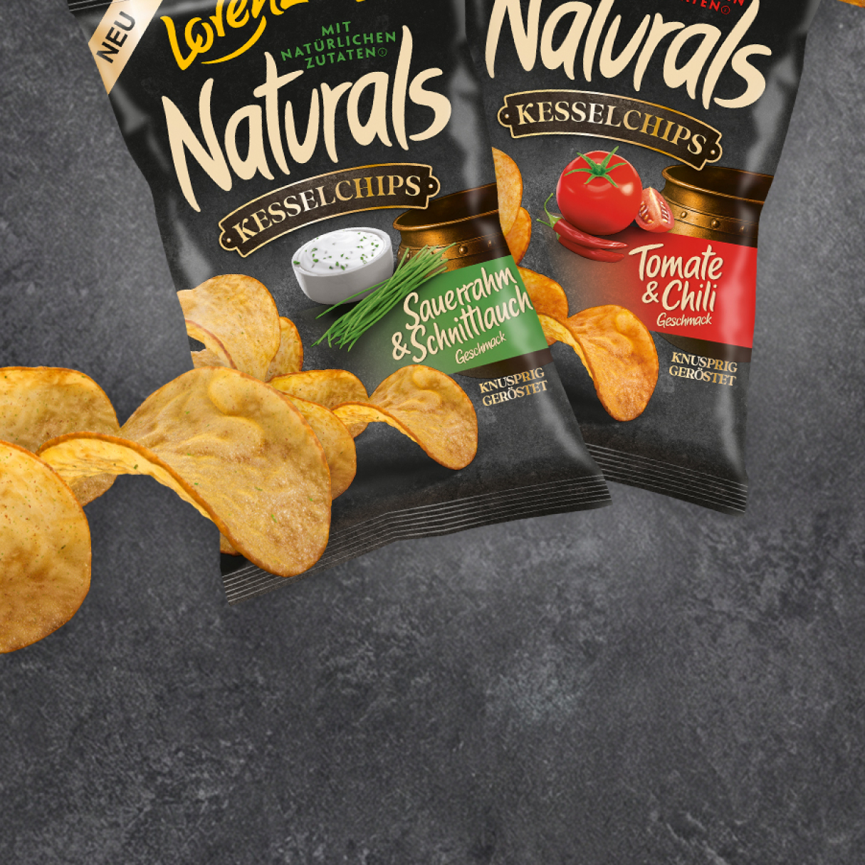 Naturals Kesselchips – geröstet im Kessel